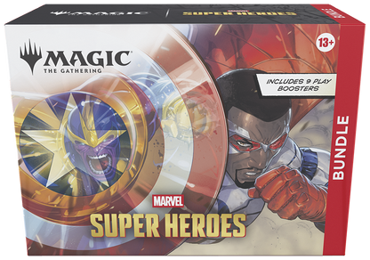 MTG Marvel Super Heroes Bundle box front angled view (English)
