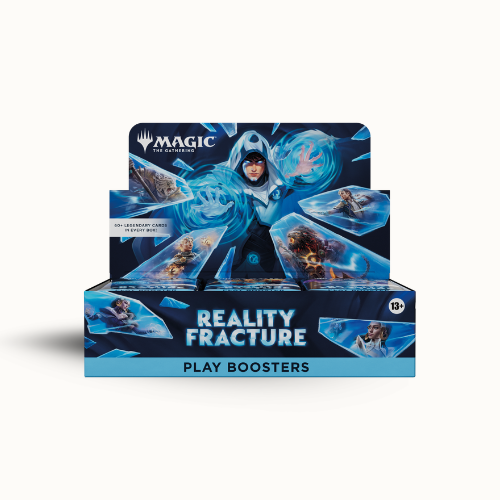 Magic: The Gathering Reality Fracture Play Booster Display (Englisch), Frontansicht mit Jace Beleren auf blauem Artwork