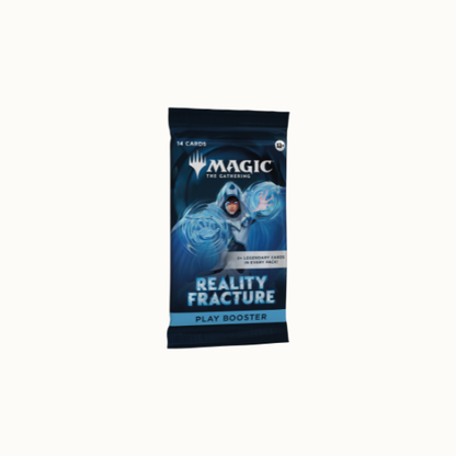 Reality Fracture Play Booster Pack von Magic: The Gathering mit 14 Karten und Jace Beleren auf der Vorderseite